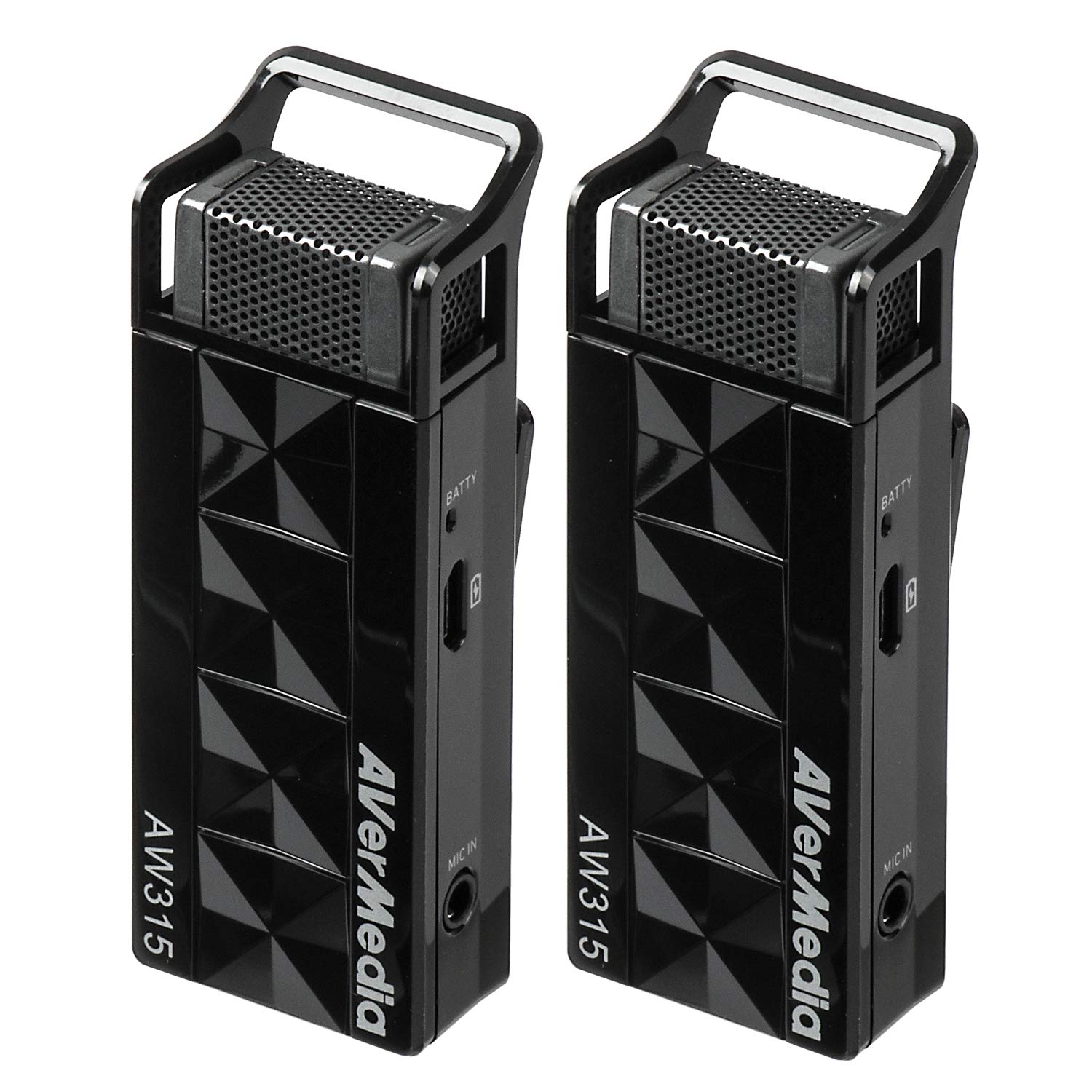 AVerMedia Avermic AW315: Wireless Teacher Microphones, Use 2 Microphones Simultaneously, One for Speaker and The Other for Audie